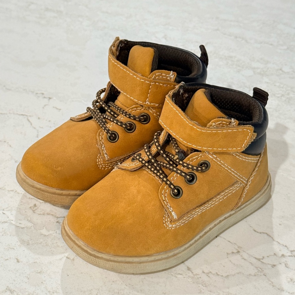 Tan Kids max+Jake boots